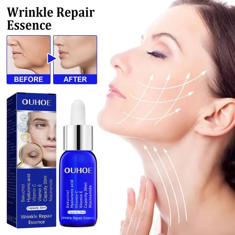 

30ml Skin Tightening Essence Remove Acne Dark Spots Moisturizer Hydrating Anti Aging Whitening Repairing Serum For Neck & Eyes