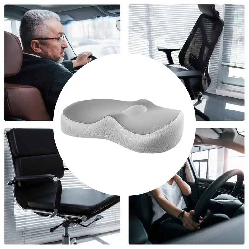 Подушка на сиденье нескользящая настольная мягкая подушка эргономичная стул