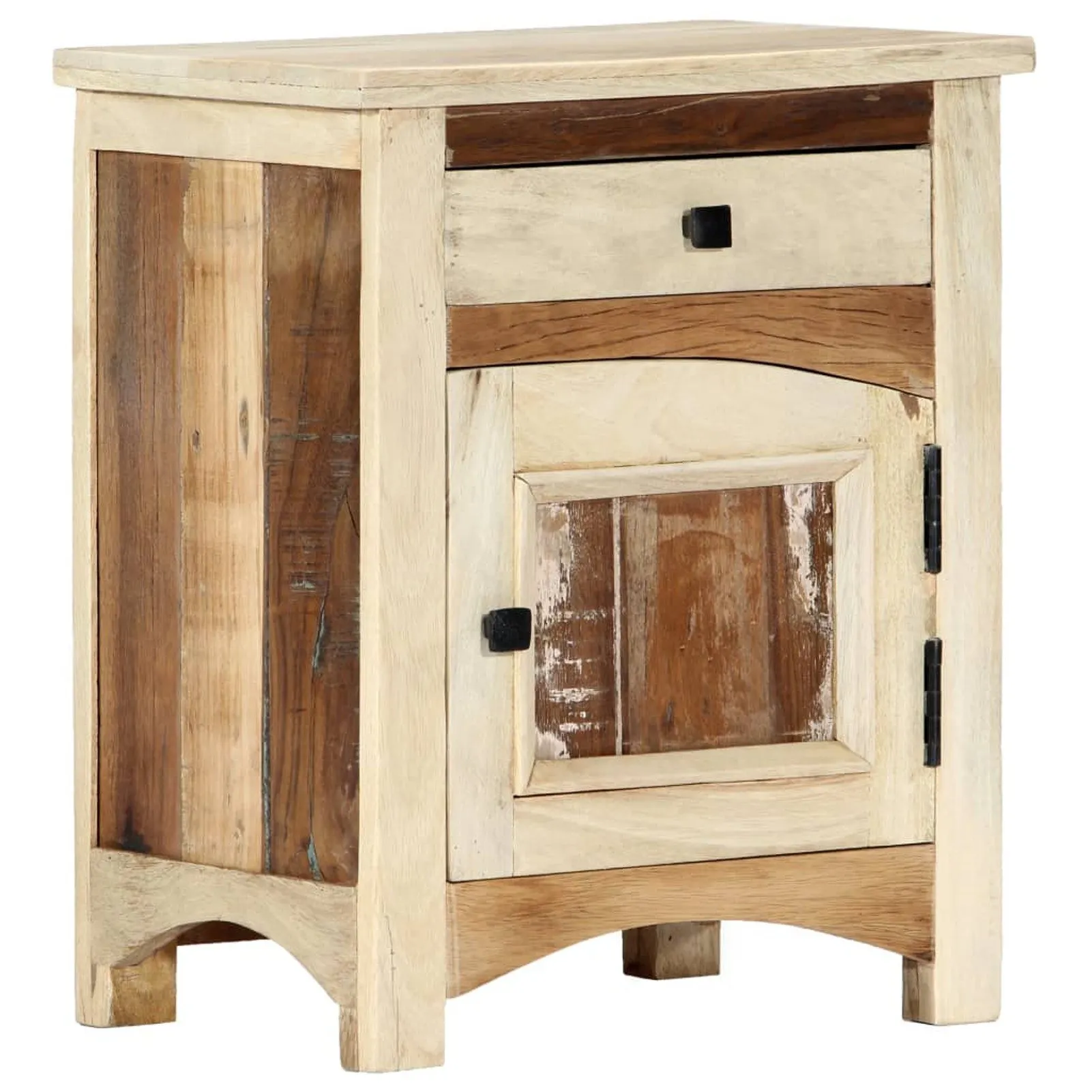 

Bedside Cabinet 15.8"x11.8"x19.7" Solid Reclaimed Wood