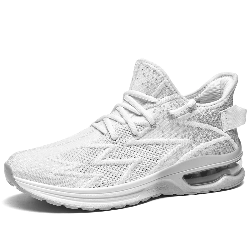 

2022 New Air Cushion Mens Sneakers Breathable Lightweight Sports Running Shoes Big Size 47 48 Comfortable Men Shoes