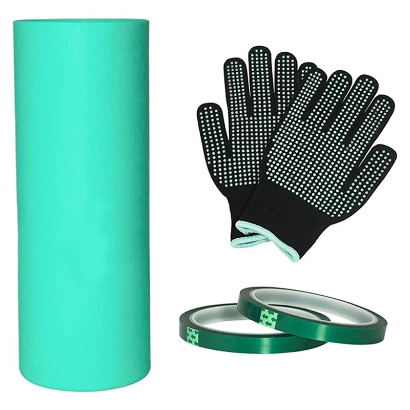 

Silicone Sleeve For Sublimation, Seamless Heat-Resistant Silicone Sleeves Bands With Transfer Tapes, Tumbler Heat Press