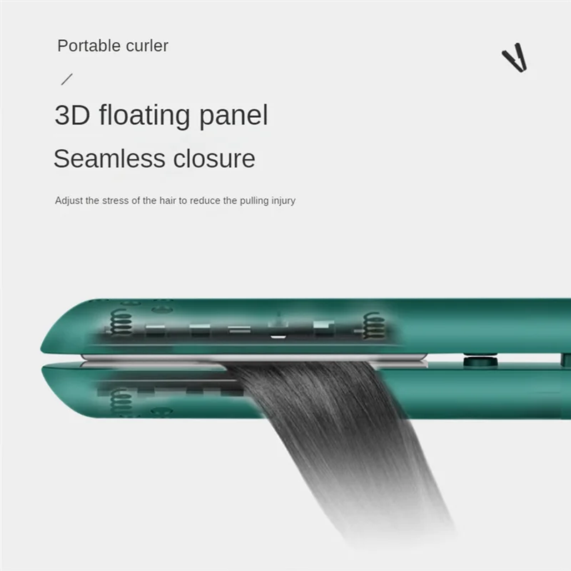 Щипцы для завивки волос двойного назначения 2 в 1 мини-выпрямитель дорожные щипцы