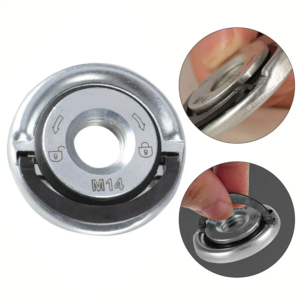 

Chuck Thread Tools Grinder Release Quick Grinder Power Angle Angle Nut Self-locking Flange Plate Pressing