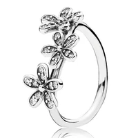 original moments dazzling daisy flower with crystal ring for women 925 sterling silver wedding gift pandora jewelry
