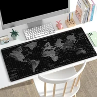 word map large mouse pad desk mat cheap anime mousepad gaming accessorise kawaii pc extended mats non slip biurka pink game pads
