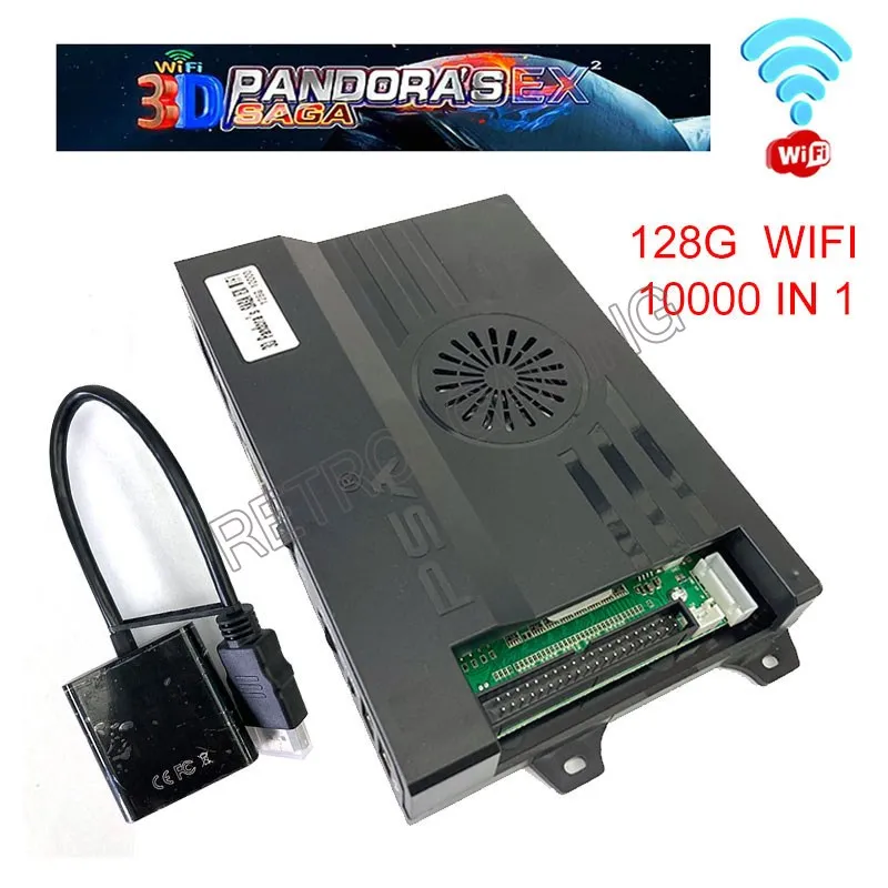 Original Retro Games Pandora Saga Ex2 10000 in 1Arcade Games 3D Wifi Neo Geo Mvs Maquina Recreativa Support HDMI/VGA 2 Players