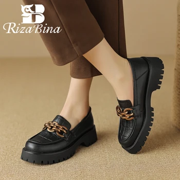RIZABINA-mocasines con plataforma de cuero 1