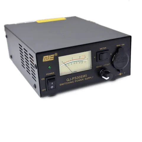 Блок питания QJE QJ-PS30SWI, 220 В переменного тока в 13,8 в постоянного тока, макс. 30 А, импульсный охлаждающий вентилятор, базовая станция с короткими волнами, аксессуары для радиолюбителей