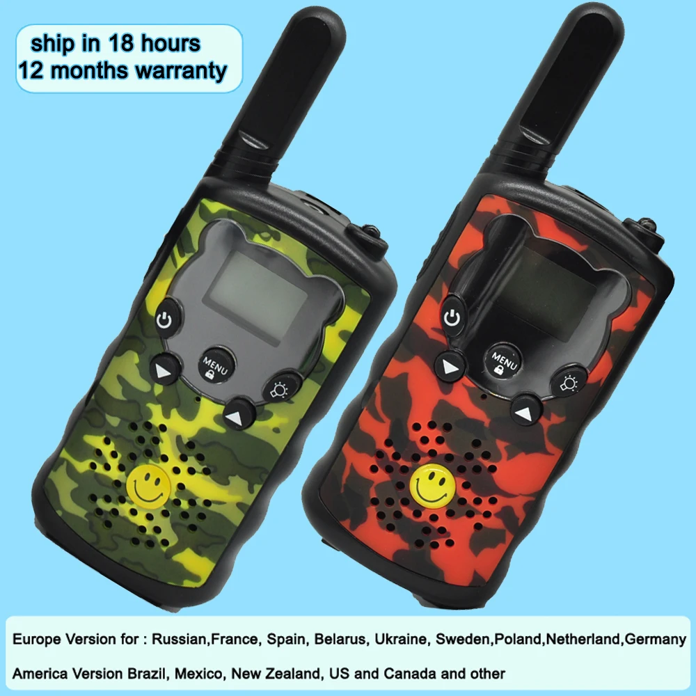 

2pcs Mini Walkie Talkie UHF Two Way Radio Communication Handy Phone Handheld Transceiver Parent-child Intercom Toy Kids Gifts