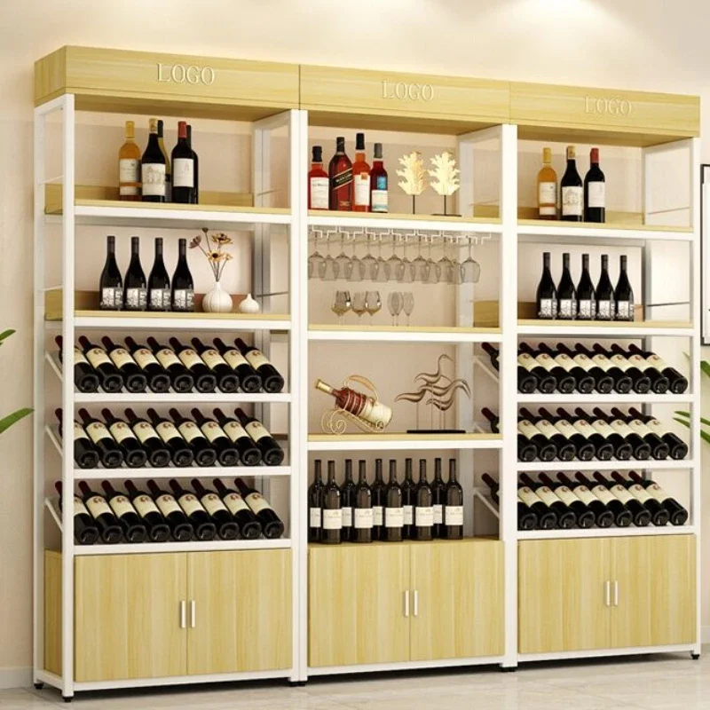 Хранение спиртных напитков Кава для мебели Вины Винная полка Поддержка гостиной
