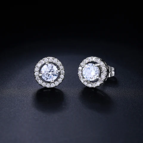 Серьги-гвоздики StoneAge серебристого цвета