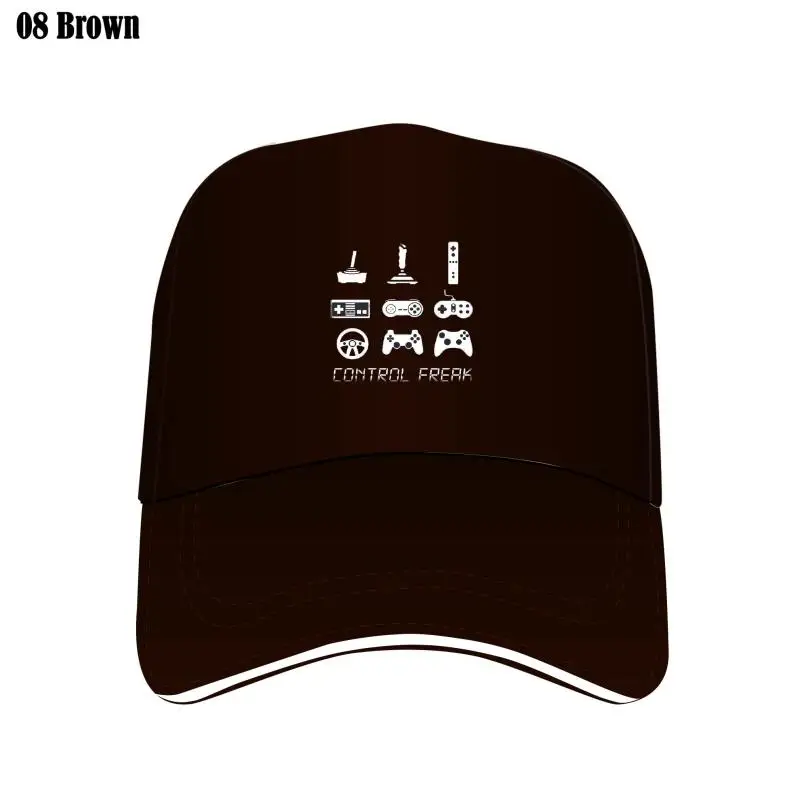 

Control Freak- Arcade Console Gamer Addict- Graphic Mens Bill Hats From Fatcuckoo Mts1035 Cool Graphics Classic Crew Neck