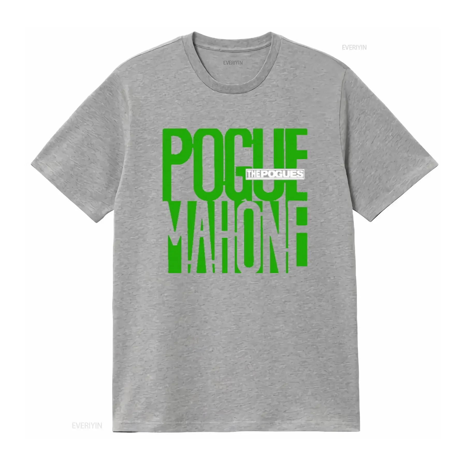 Фото Футболка The Pogues в стиле альбома Pogue Mahone, дизайн МакГуоуна, для фанатов, винтажная, с эффектом потертости, унисекс, слегка эластичная, мягкая. №3