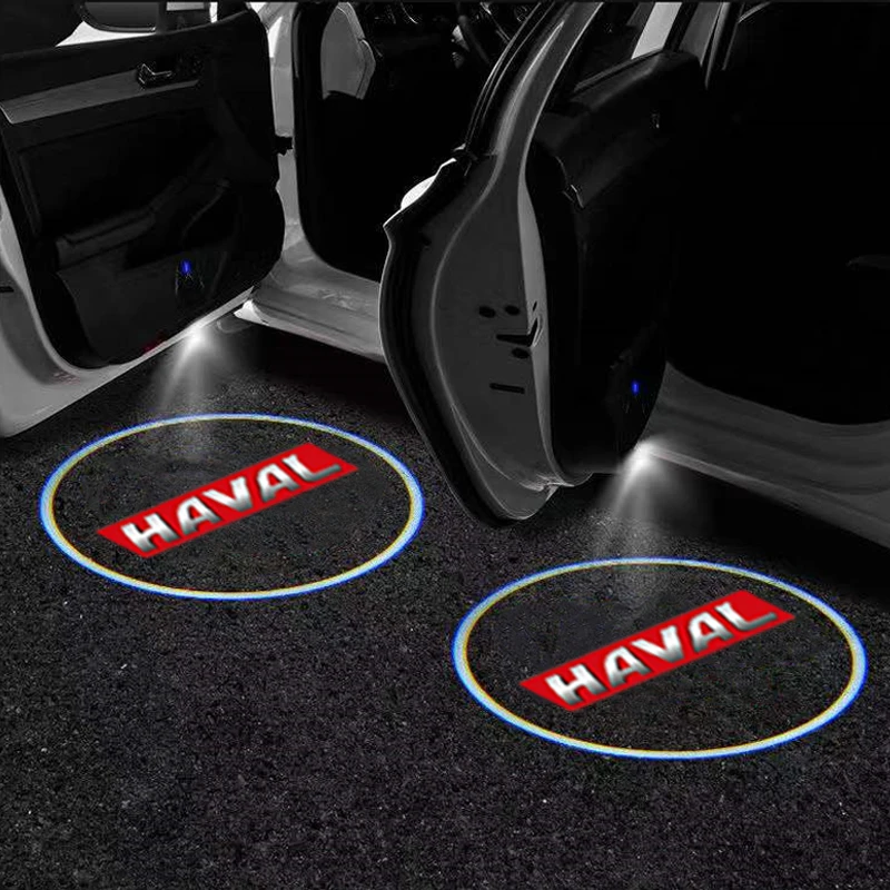 1/2 шт. углеродное волокно светодиодные автомобильные приветственные световые лазерные проекторы для Chery Fulwin QQ Tiggo 3 5 Fora T11 A1 A3 Amulet.