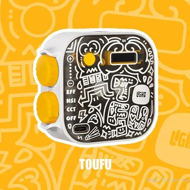 Sidande Toufu светильник RGB Camera светильник 6W 2500-9900K, портативная Фотография СВЕТОДИОДНЫЙ, полноцветная камера, заполняющая свет для Vlog Video