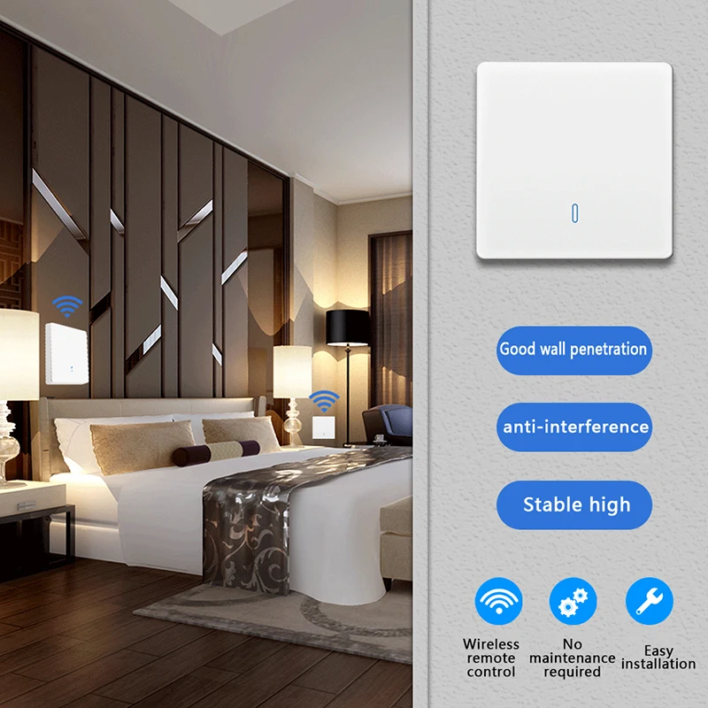 

433M 10A CH Wireless Remote Control Receiver Relay Switch Module LED Light Lamp Controller