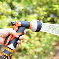 8 pattern garden water gun hose nozzle mutifunctional household car washing yard water sprayer pipe tube nozzle sprinkle tools