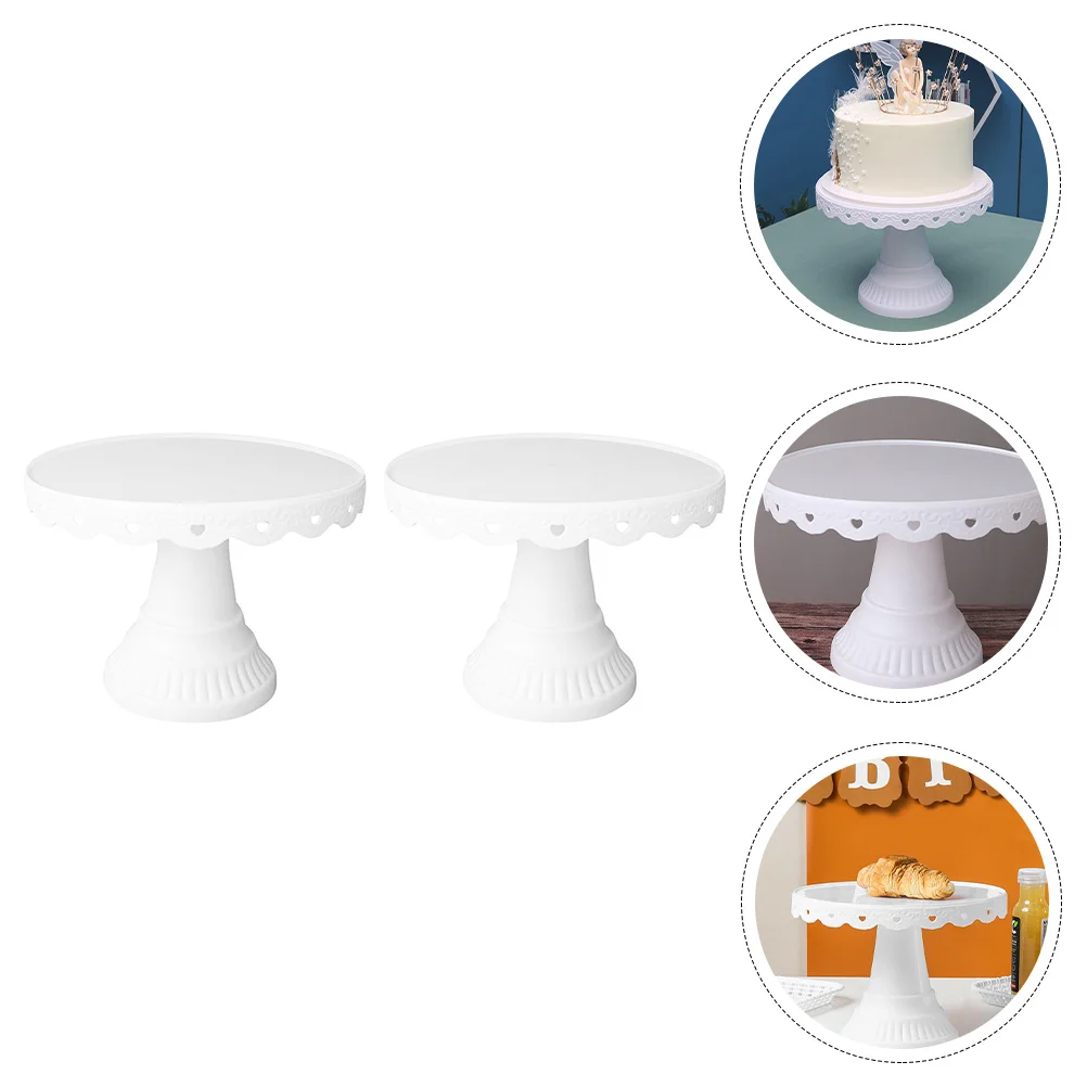 

Stand Cake Display Plate Tray Platter Dessert Serving Holder Pastry Cupcake Fruit Round Presenting Cakes Stands Table Biscuits