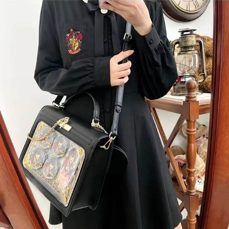 

New Popular Ita Bag 2023 High-capacity Transparent Crossbody Bags Fashion Trendy PU Shoulder Bags for Women Elegant Bolsas