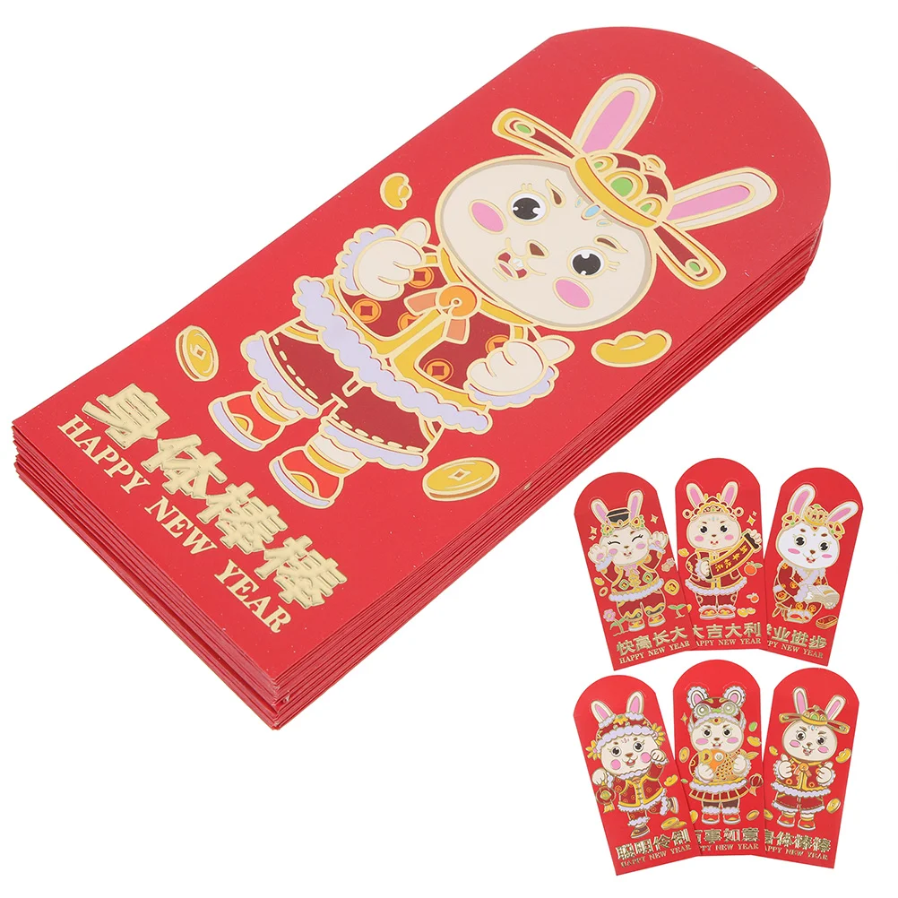 

Red Year Rabbit Packet Money Envelopes Envelope Packets Pocket Festival Spring 2023 New Gift Bagthe Wedding Chinese Cashpaper