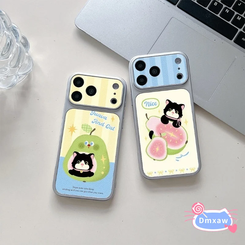 Фото Кожаные чехлы Guava Black Cat для Samsung Galaxy A57 A56 A55 A54 A53 A52 A52S A51 A50 A50S A30S A73 A72 A71, мягкий матовый чехол. №4