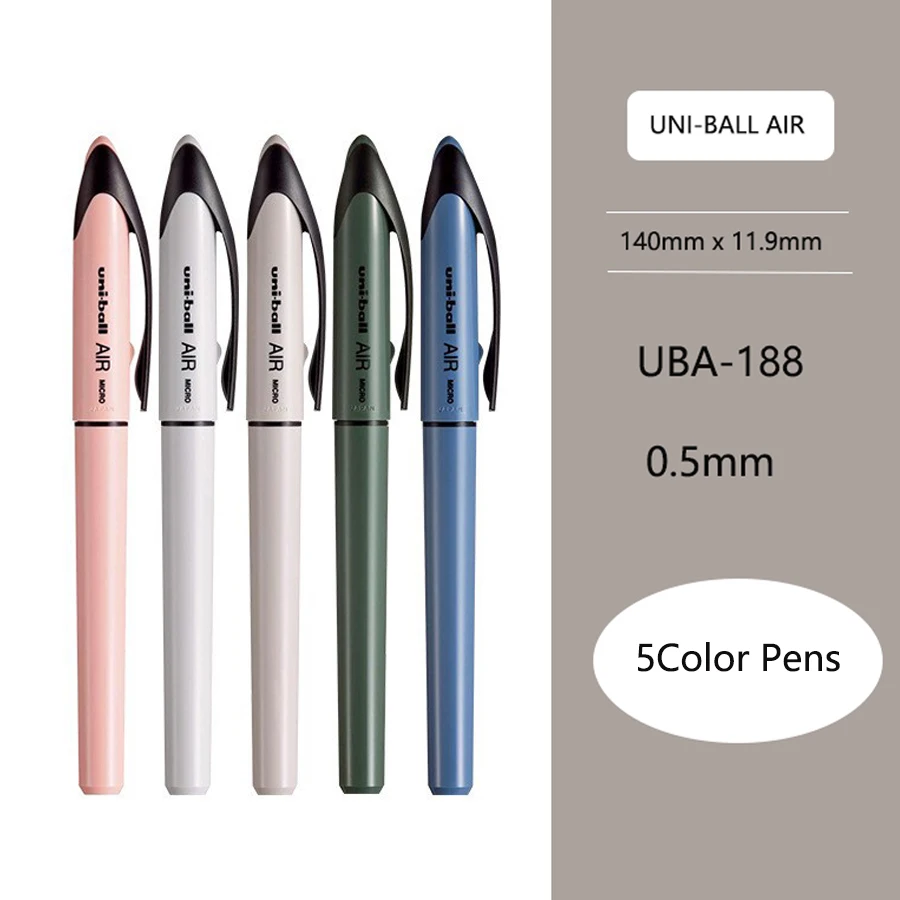 

Uniball Mitsubishi черная гелевая ручка UBA-188 0,5/0,7 мм
