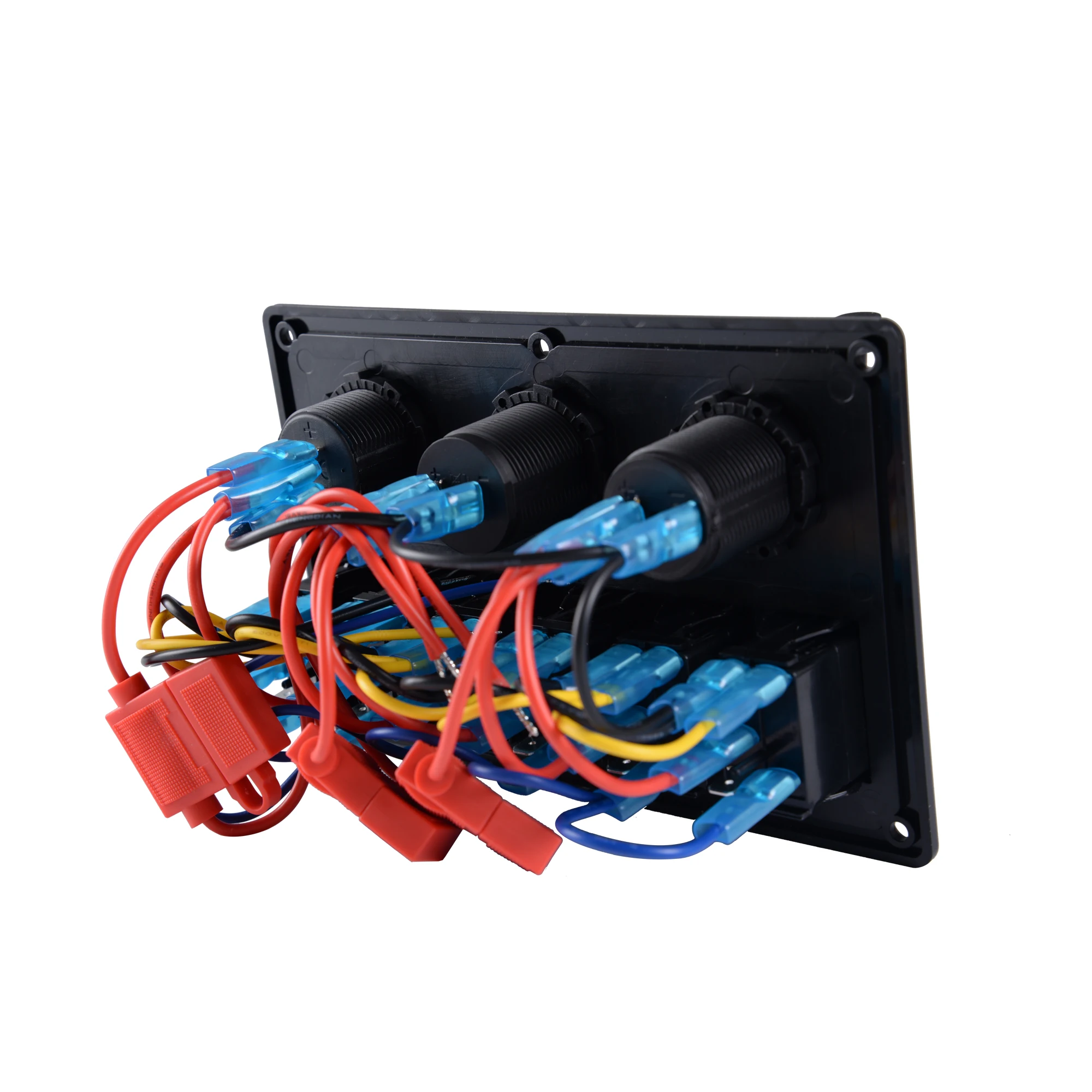 

12V LED Backlight Rocker Switch Panel for Car Trailer Marine Boat