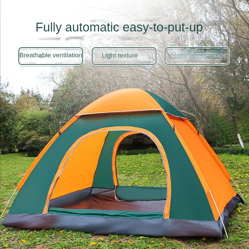 

2-3 People Outdoor Automatic Quick Open Tents Breathable Rainproof And Sunscreen Easy Setup Protable Backpacking Sun Shelter