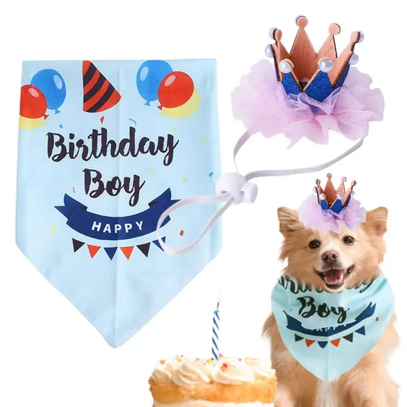 

Doggie Birthday Party Supplies Birthday Hats For Cats Pet Decor Felt And Polyester Fabrics Not Easy To Fade Features A Stretchy