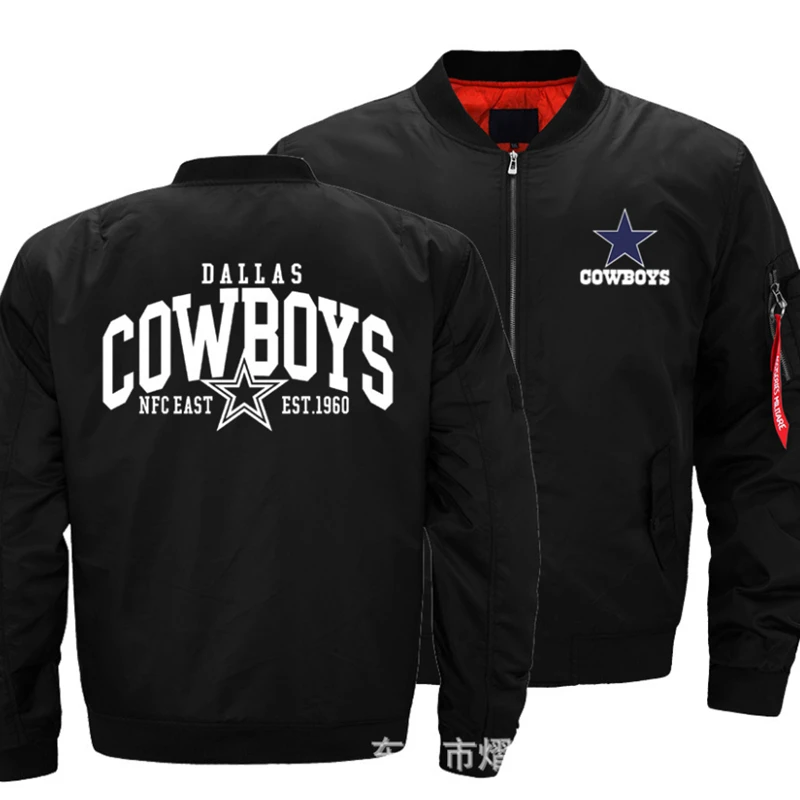 

2022NEW Flight Flying Jacket Winter thicken Warm Zipper Men Jackets COWBOYS Men's Casual Coa