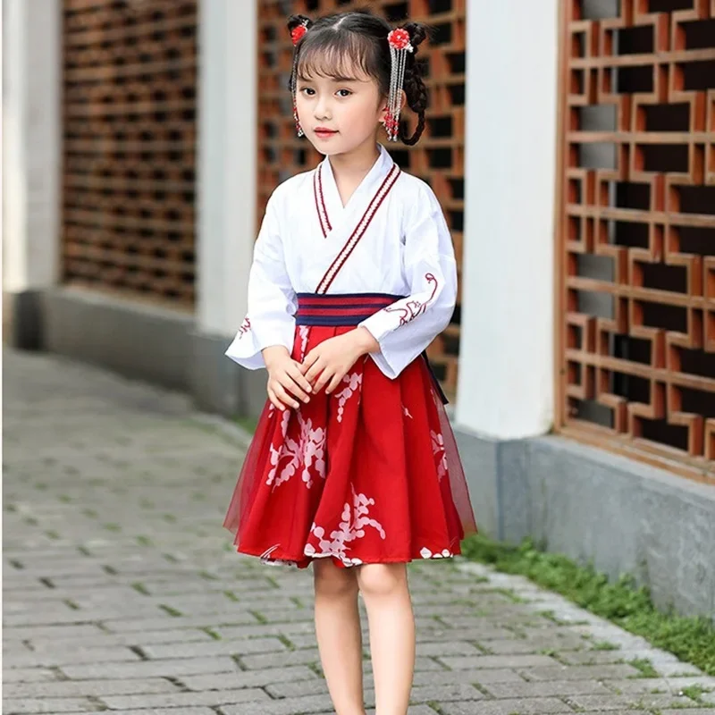 Традиционный костюм ханьфу в древнем китайском стиле танцевальное платье для