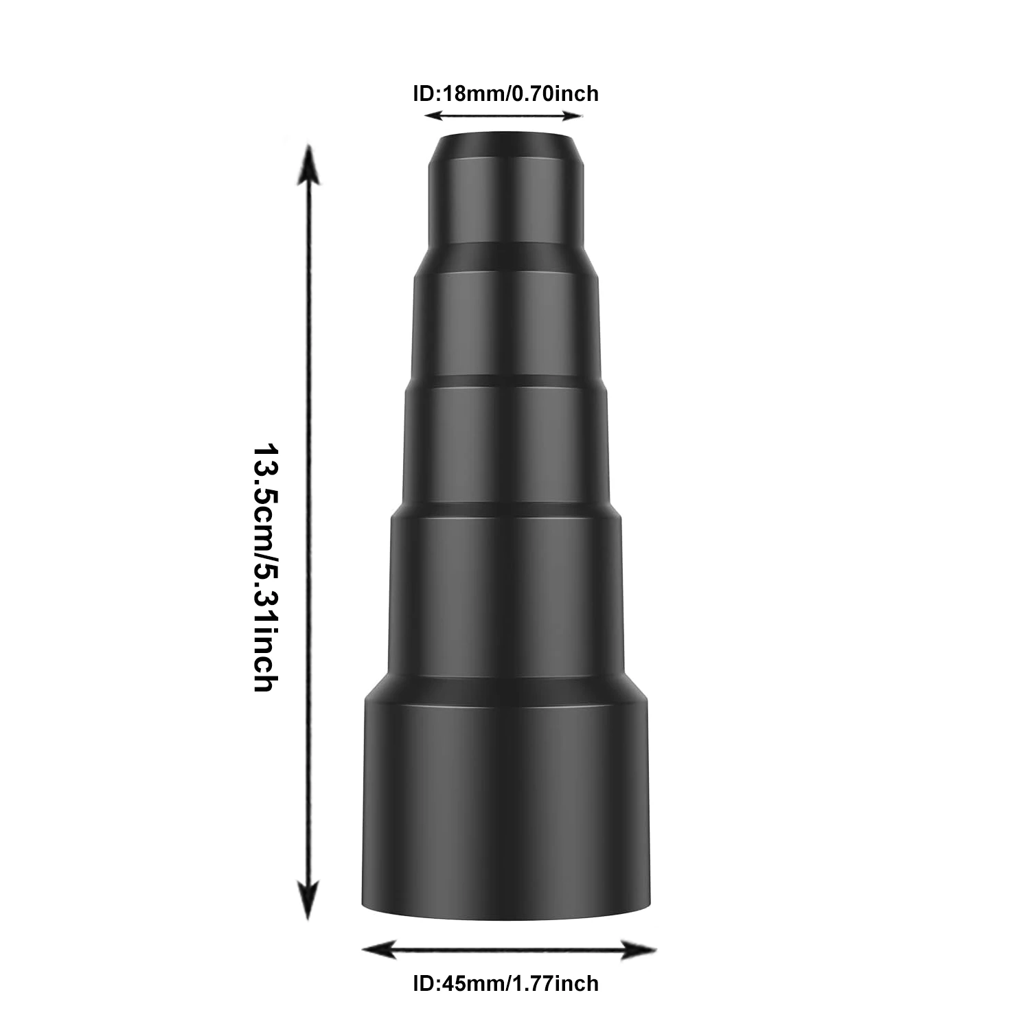 

Пластиковый универсальный адаптер для пылесоса 1/2/4 шт. черный