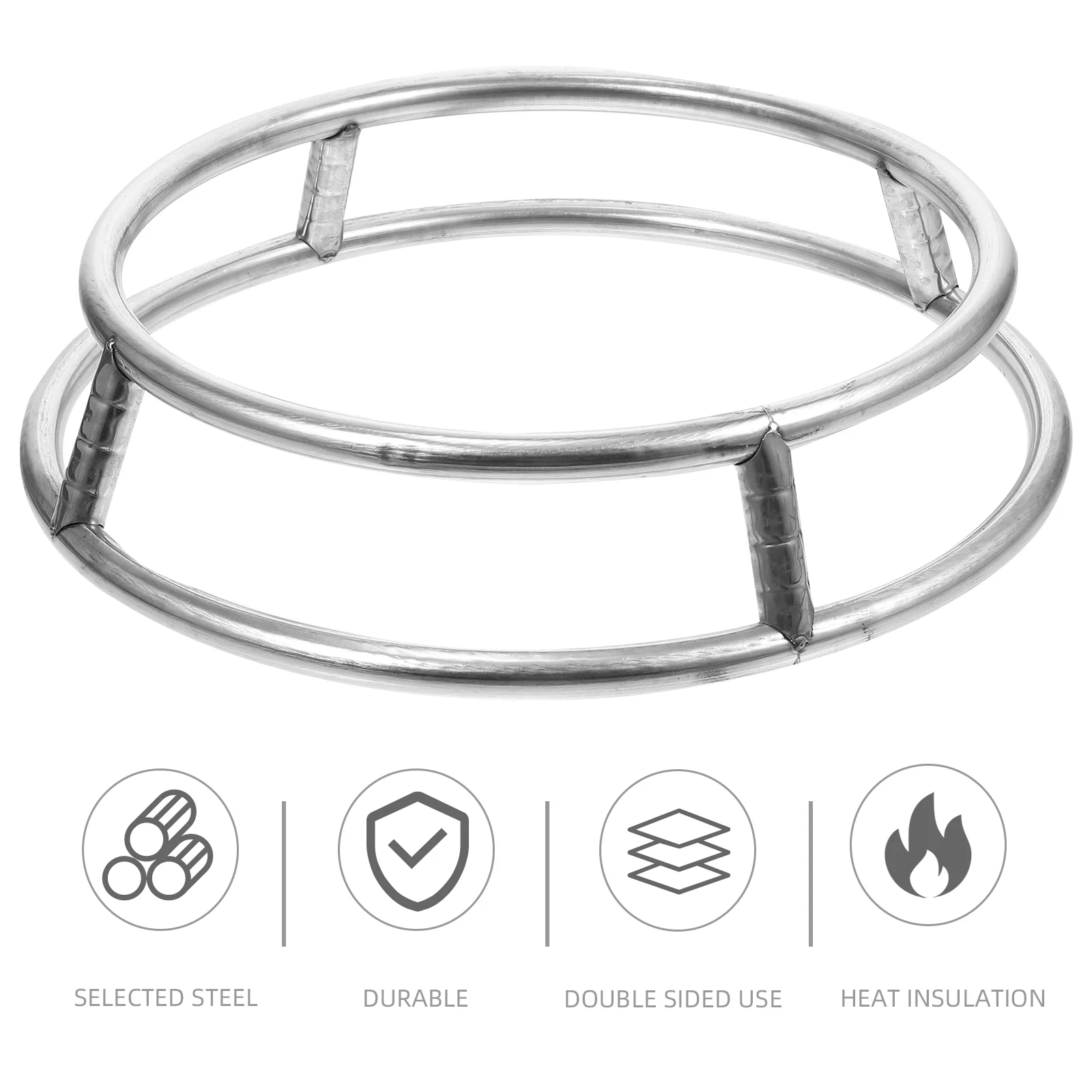 Стойка для кастрюль с кольцом горелки вок работающая на кухонной утвари