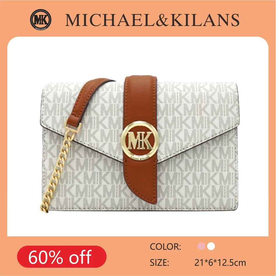 

MK bag MICHAEL&KILANS brand luxury bag hand bags for women new vintage single shoulder bag fashion chain bag cross-body bag