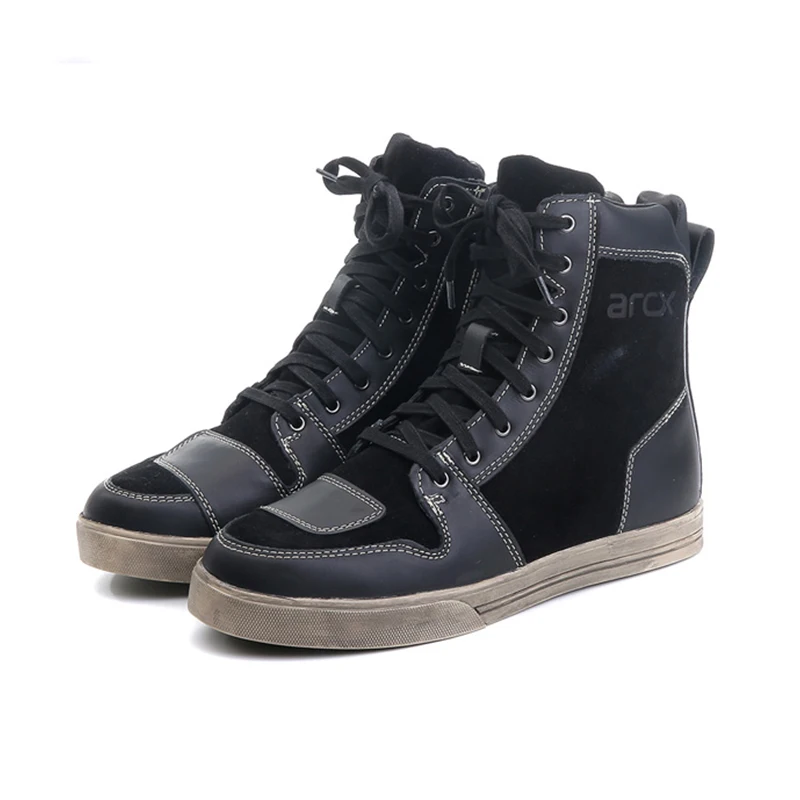 Мотоциклетные водонепроницаемые ботинки ARCX коричневые серые мотоциклетные для