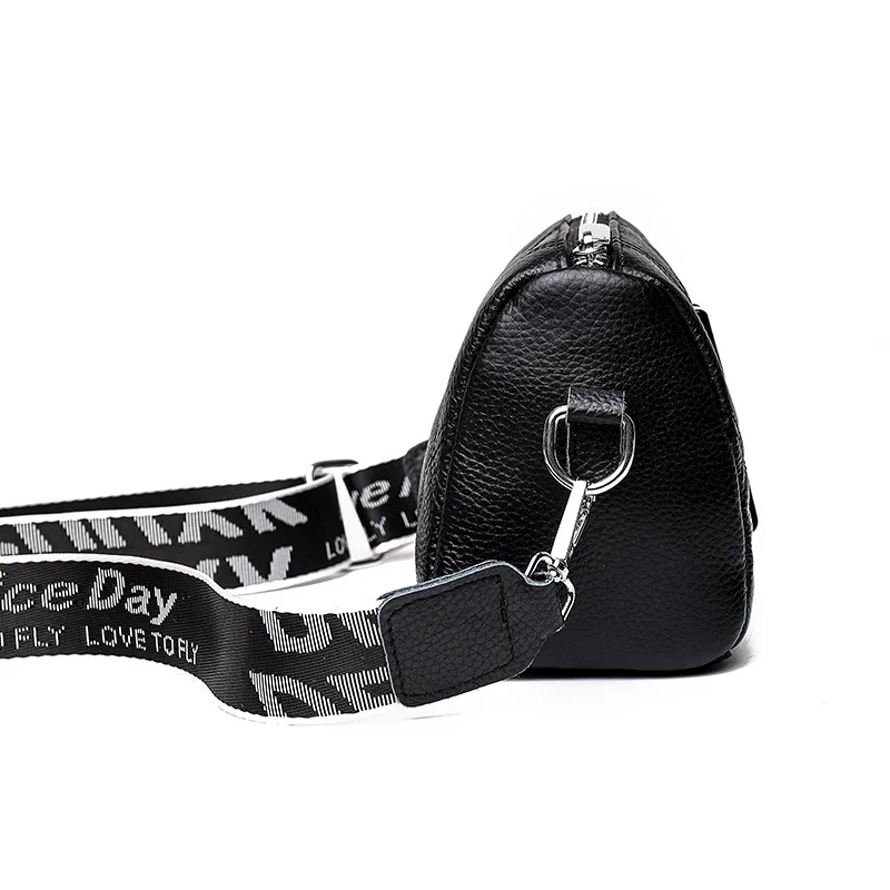 Genuine Leather Saddle Bag First Layer Cowhide Small Square Bag Rhombus Soft Leather Casual Large Capacity Shoulder Messenger Ba