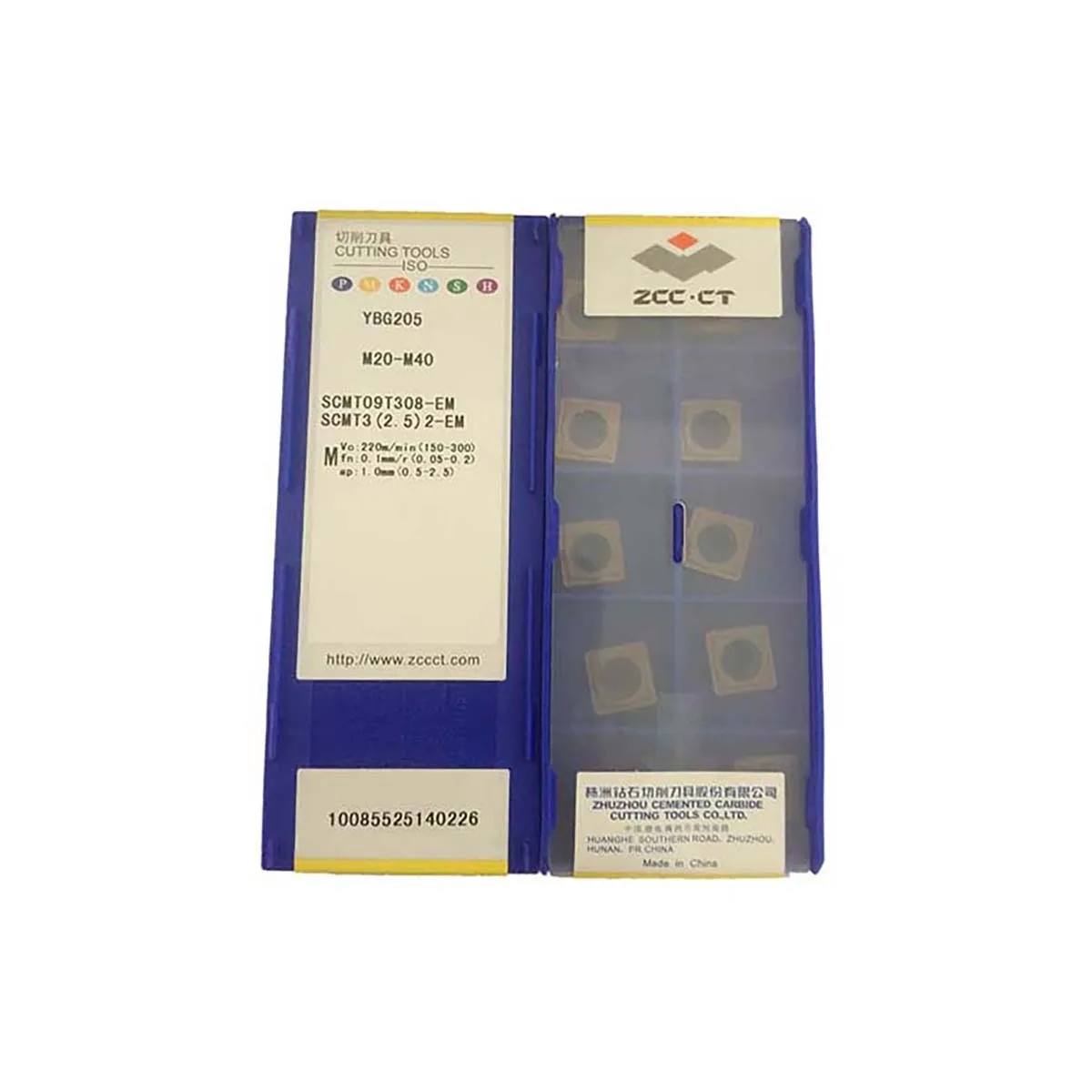 

ZCC CT 100% Original SCMT SCMT12 SCMT09 SCMT120404 SCMT09T308 SCMT09T304 SCMT120408 EM YBG205 Carbide Turning Inserts