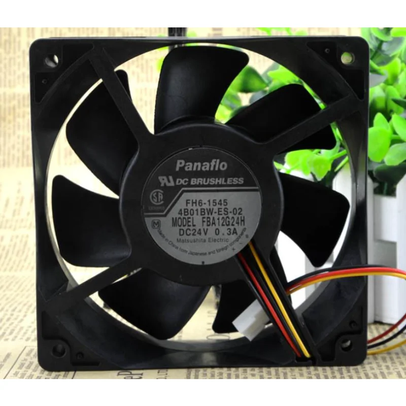 Новый вентилятор охлаждения для Panaflo FBA12G24H 24В 0.3A Частотный преобразователь охлаждающий вентилятор 12 см 12038 120*120*38 мм