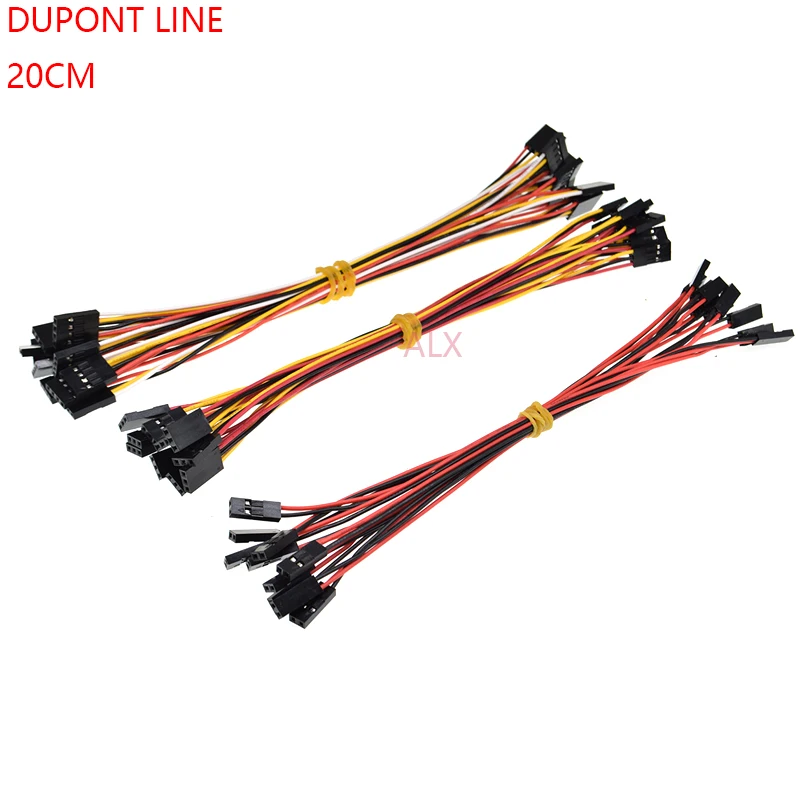 

Двухсторонняя штепсельная вилка Dupont с проводом, 5/10 шт., 20 см, кабель перемычки, шаг 2,54 мм, 2/3/4/5/6/7/8/9 Pin/P, контактный разъем Arduino