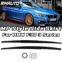 rmauto mp sport side skirt extension car winglet splitters lip for bmw f30 3 series f35 f80 m3 2013 2019 side skirt body styling