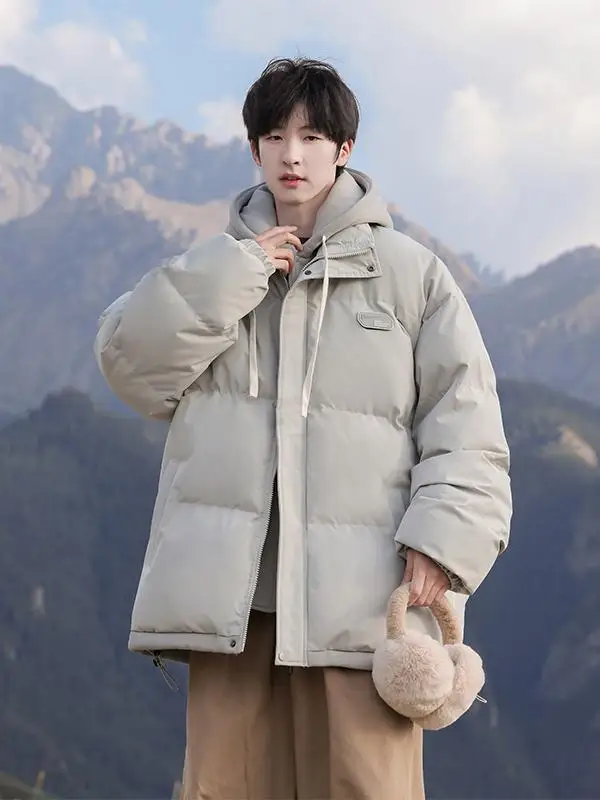 Notarts2024 Новая зимняя мужская одежда. Простая и универсальная свободная теплая