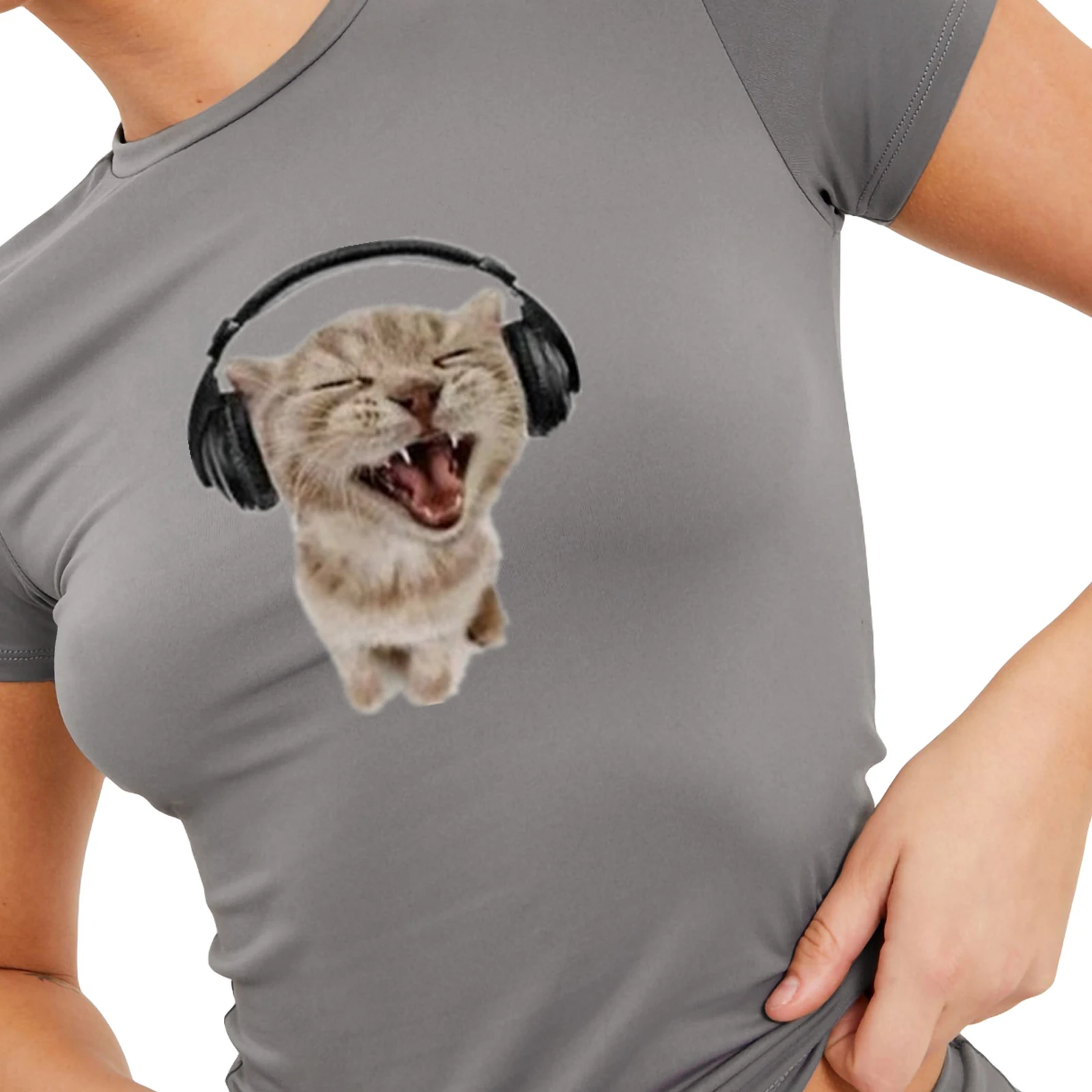 Летняя винтажная Женская Повседневная футболка для малышей уличная одежда