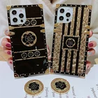 Чехол с квадратным кольцом для Oppo Realme 7 Pro 6 5 X50 XT X2 Realme6 C15 C17 C20 C21y C11 2021 Q Realmi 6 Pro 7 6pro X50pro F7 F9 F11 F15 F17 Pro, чехол для телефона