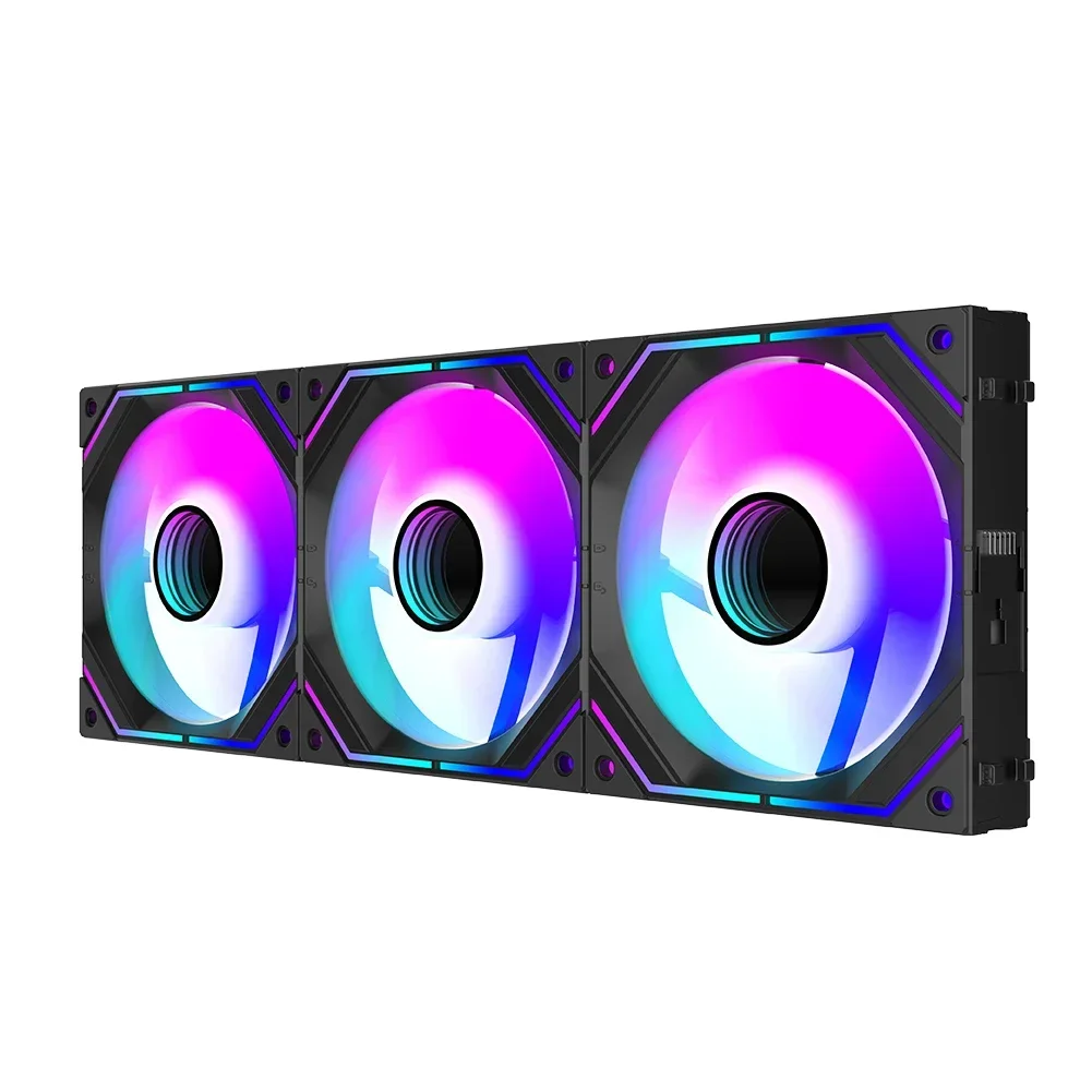 Фото Wovibo 120 мм Uni Fan Wireless PWM 4PIN Ventilador RGB Корпус компьютера Охлаждающий кулер 12 см 5 В ARGB Ventilateur Aura Sync №4