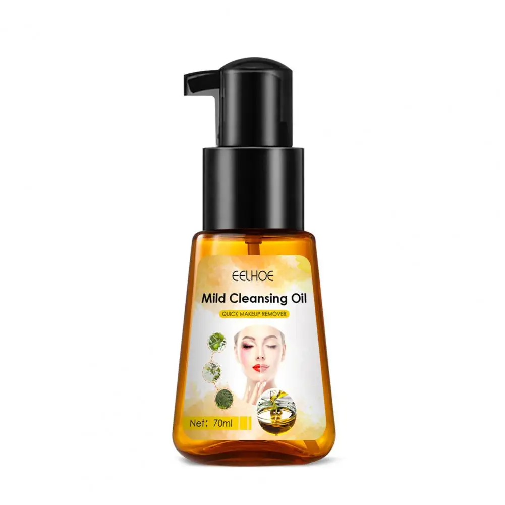 

Skin Care 70ml Effective Moisturizing Cleansing Oil Makeup Remover Portable Cosmetic Cleansing Oil Mild for Adults