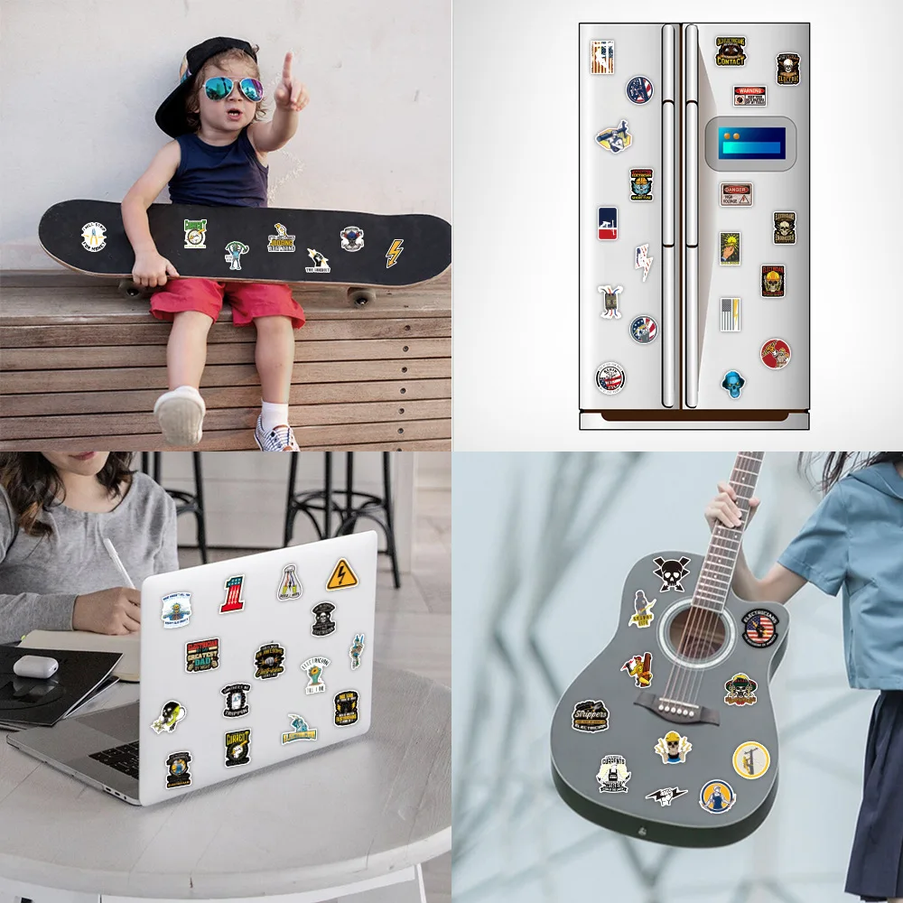 50 наклеек в виде этикеток для электрической сварки мотоцикла ноутбука