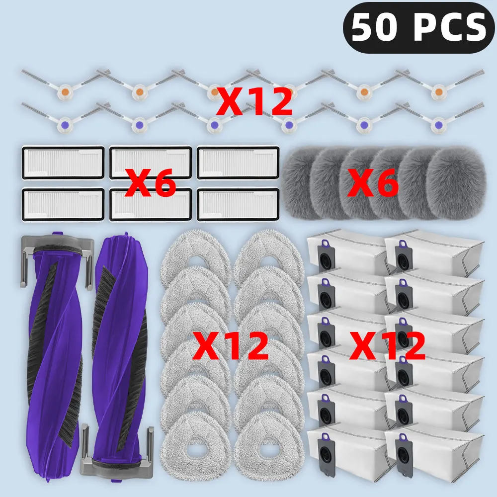 

Запчасти для ( Narwal Freo Z Ultra ), запасные части, роликовая боковая щетка, Hepa фильтр, Швабра, тканевый мешок для пыли, аксессуары, расходные материалы
