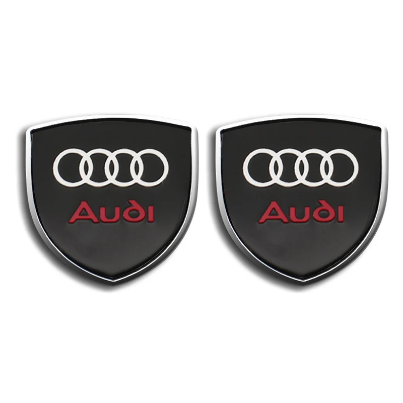 

1/2 шт. автомобильный металлический значок, наклейка, эмблема, декоративная наклейка для Audi A3 A4 A5 A6 A7 A8 Q3 Q5 Q7 Q8 B5 B6 B7 B8 TT Sline RS6 аксессуар