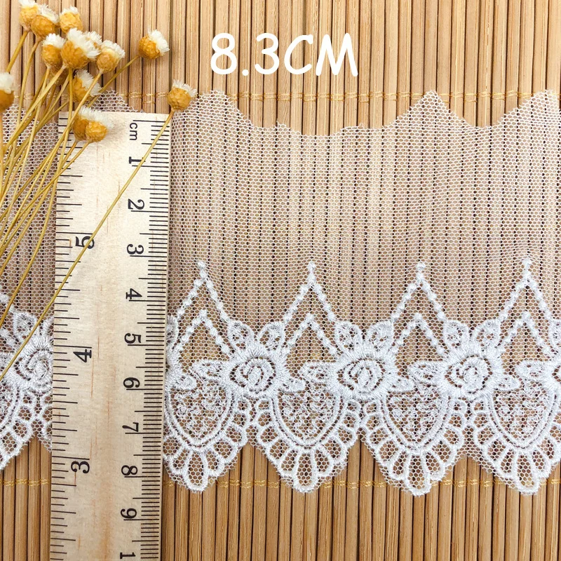 30 ярдов белая черная кружевная бейка сделай сам домашняя одежда обертка по краям