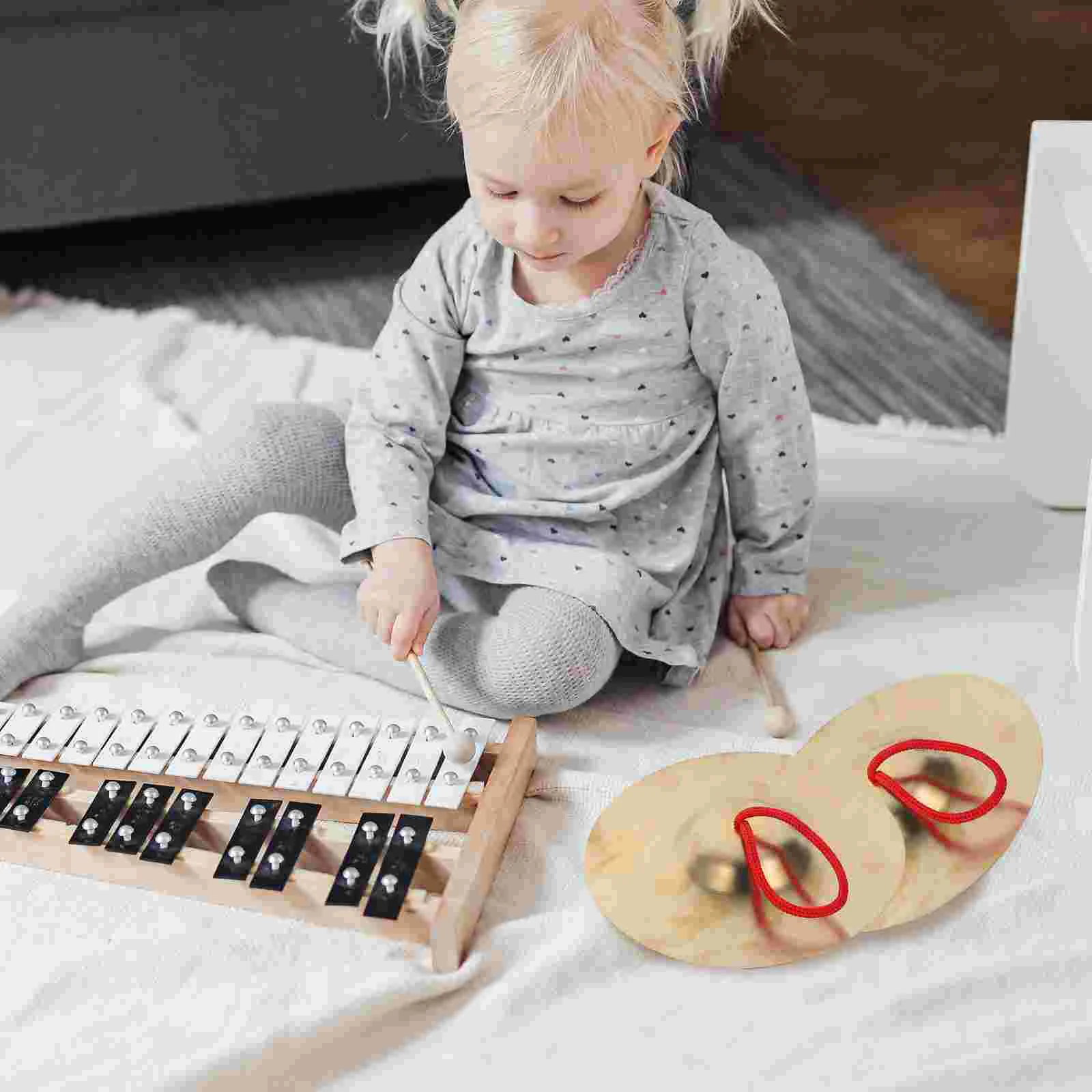 Медная тарелка перкуссия детские игрушки музыкальный инструмент ручные